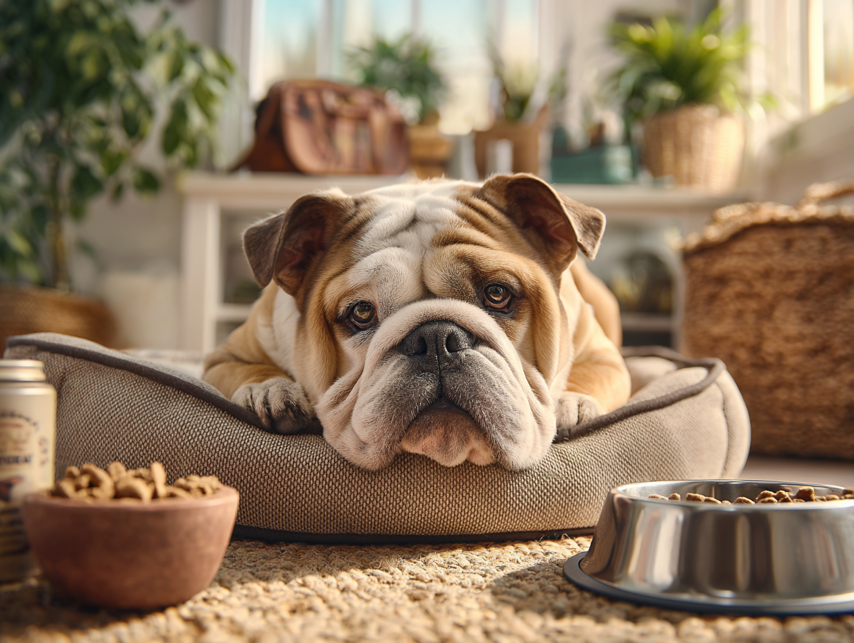 Huiselijk hoekje met mand en rust